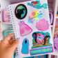 Glitter Waterproof Sticker - Book Spine (Ariel)