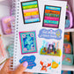 Vinyl Waterproof Sticker - Princess Book Stacks Set