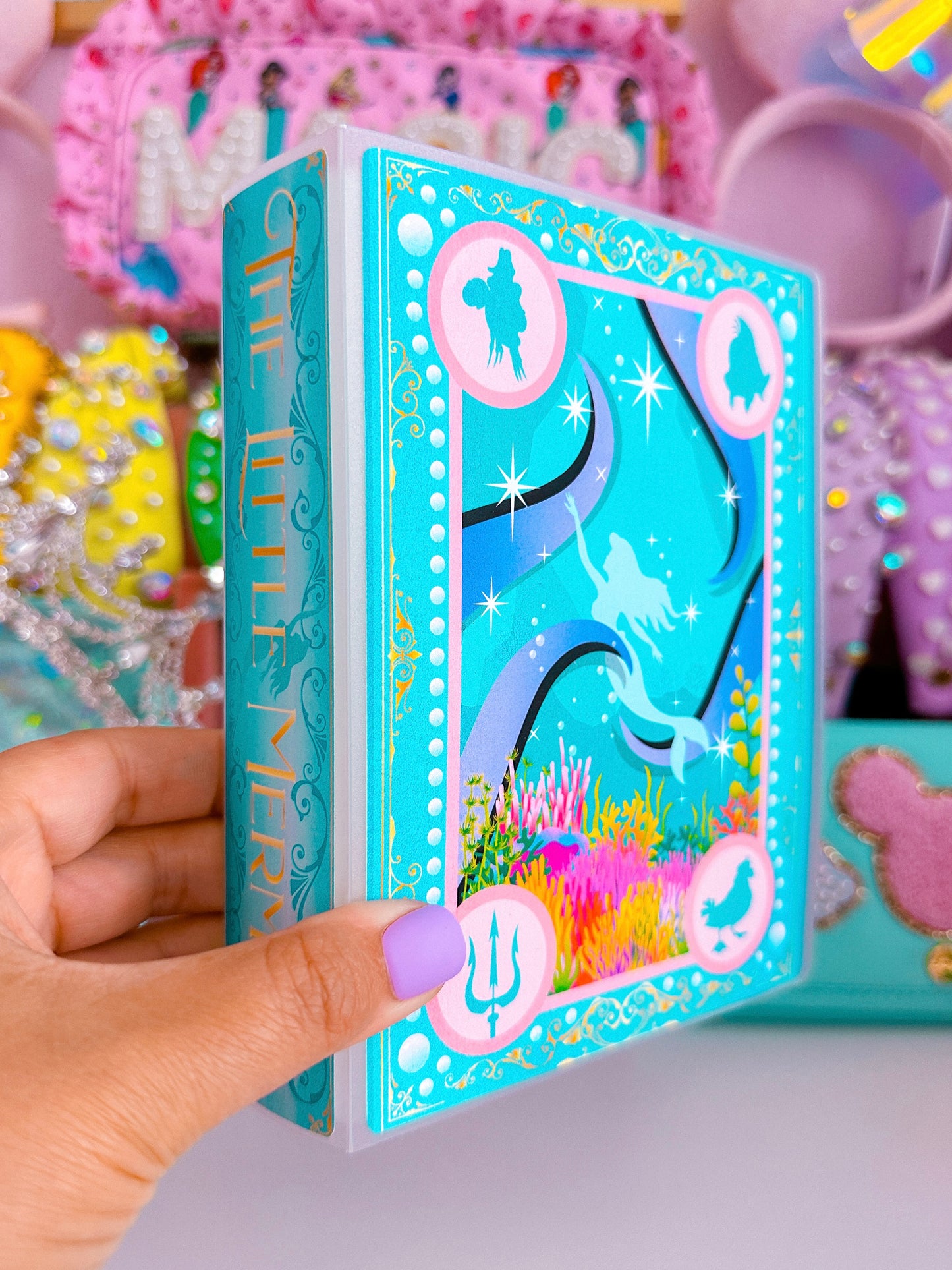 4x6 Sticker / Photo Album - Storybook Cover (Ariel)