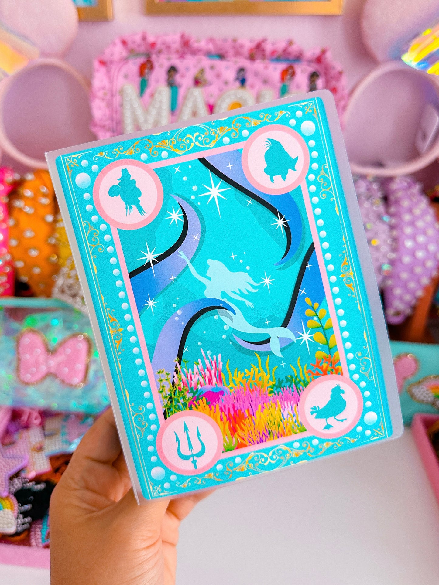 4x6 Sticker / Photo Album - Storybook Cover (Ariel)