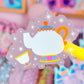 Clear Waterproof Sticker - Belle's Castle Friends (Teapots)