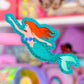 Glitter Waterproof Sticker - Part of Your World (Ariel)