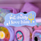 Glitter Waterproof Sticker - But Daddy I Love Him (Ariel)