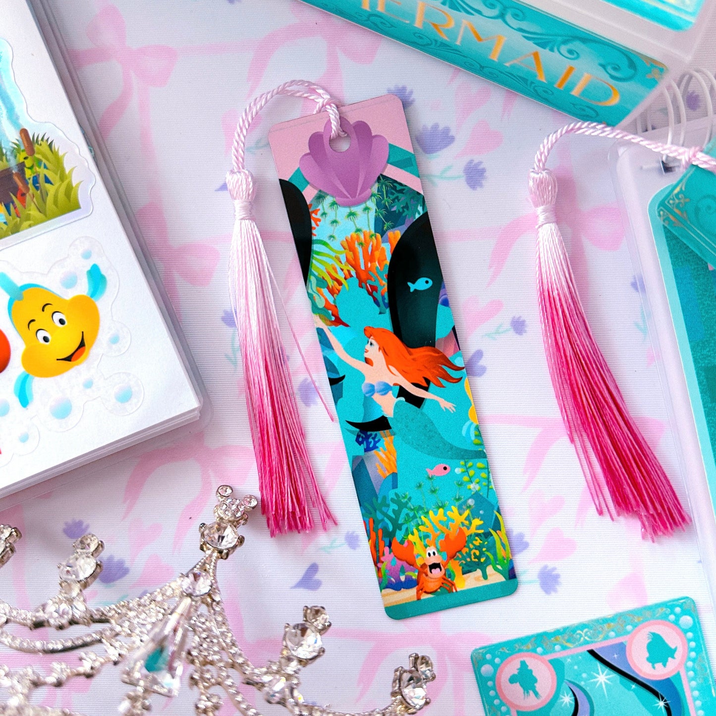 Metal Bookmark - Princess (Ariel)