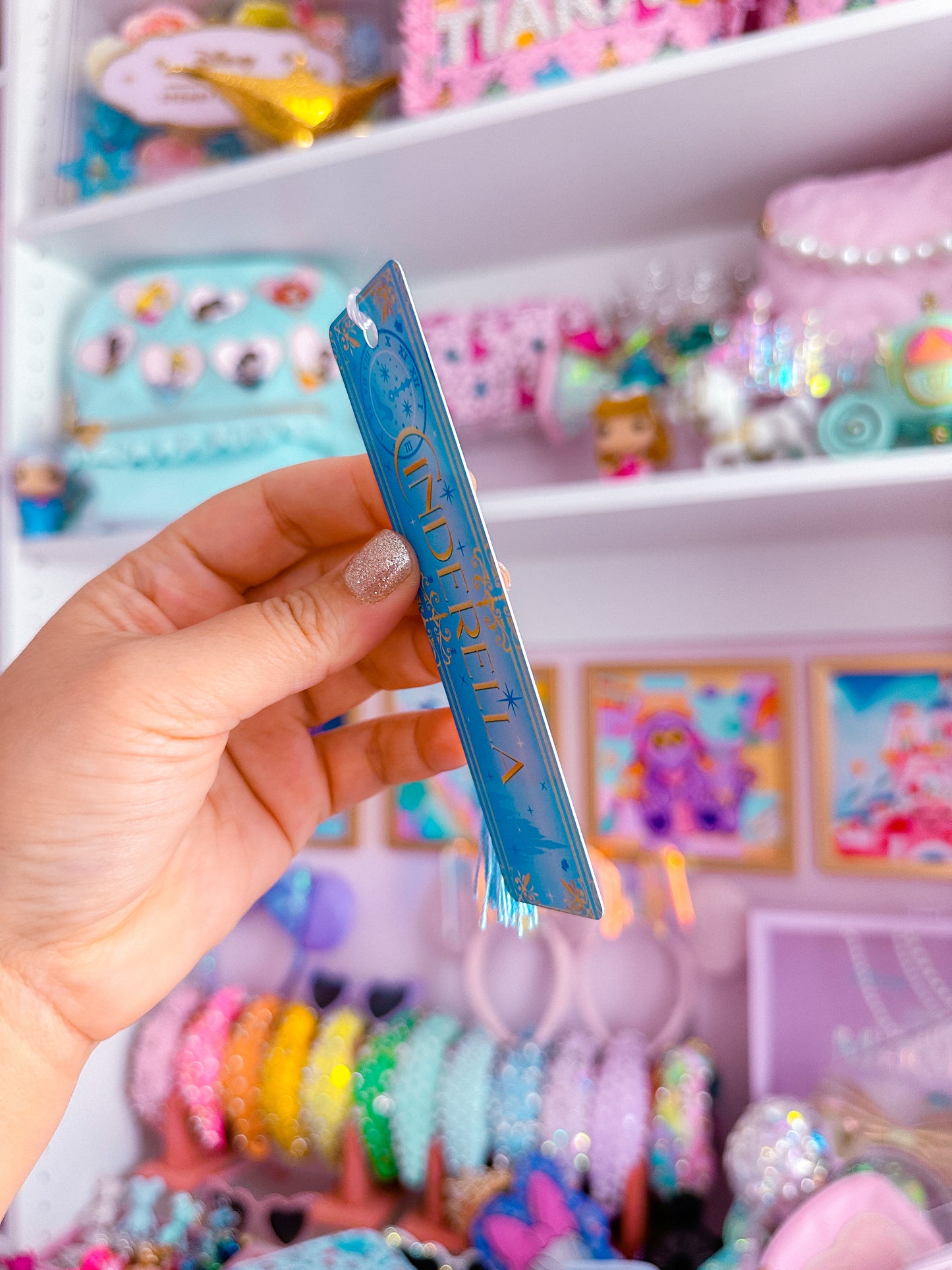 Metal Bookmark - Storybook Book Spine (Cinderella)