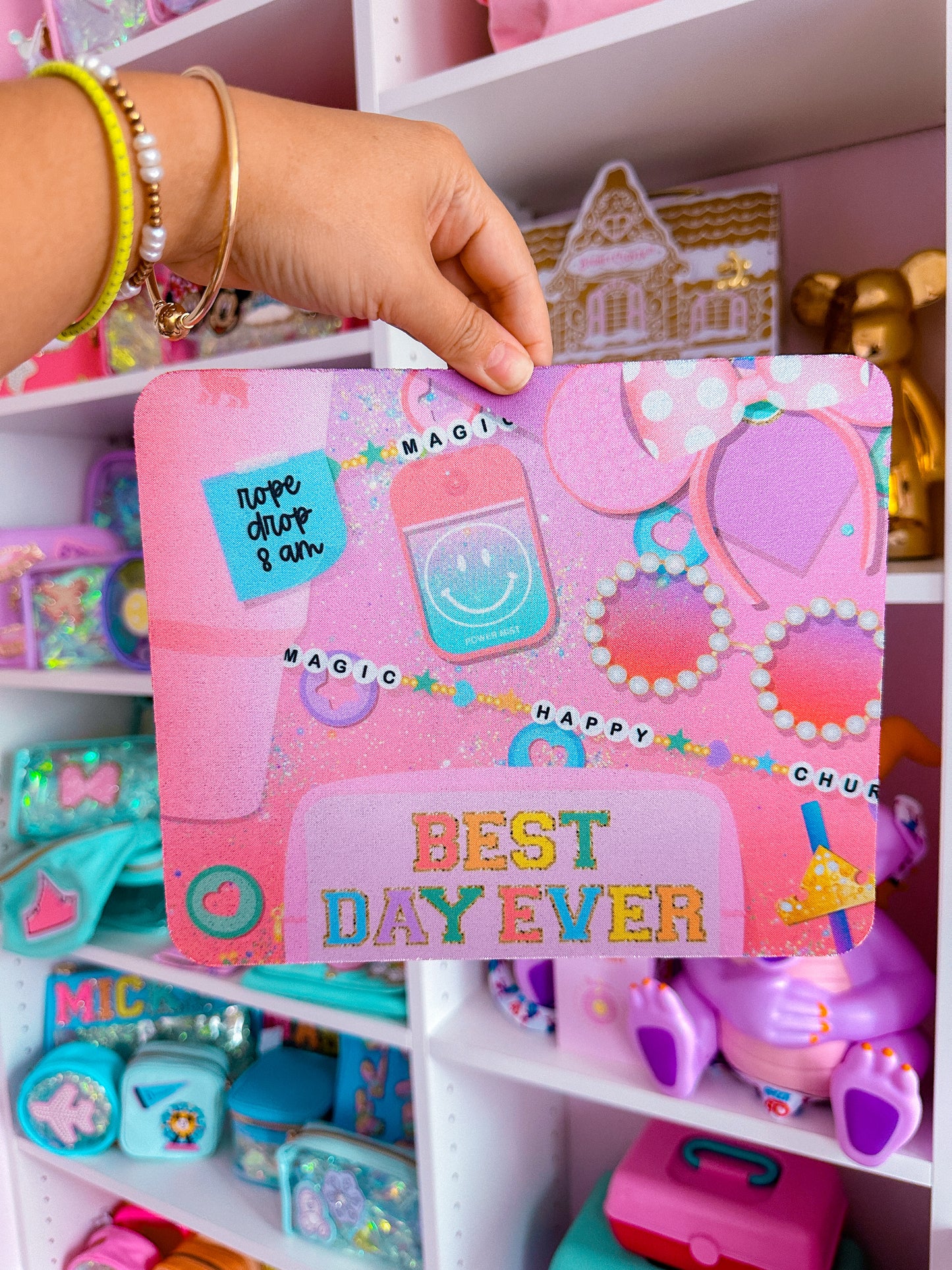 Mouse Pad - Best Day Ever Flatlay (PINK)