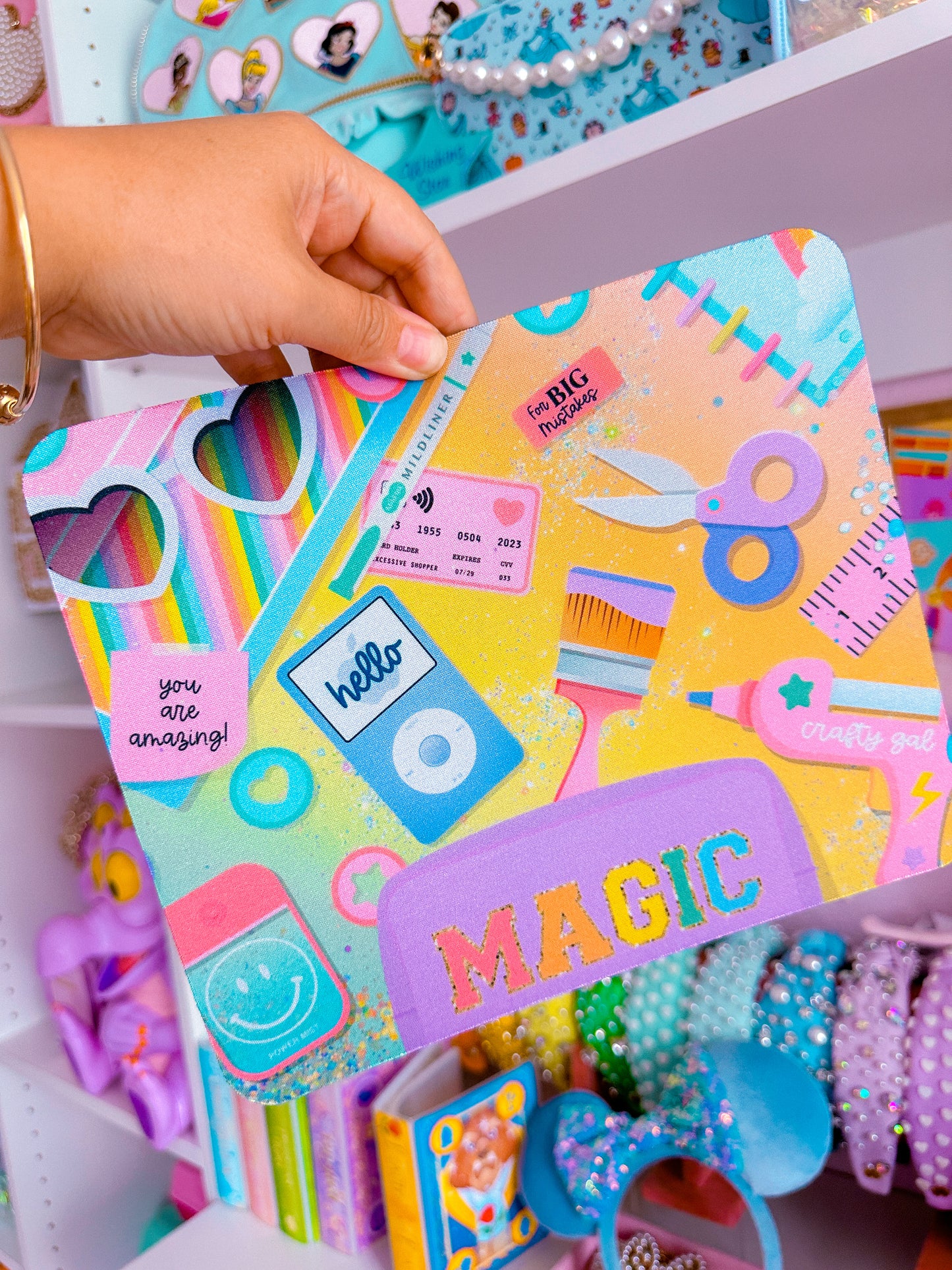 Mouse Pad - MAGIC Flatlay (Rainbow)