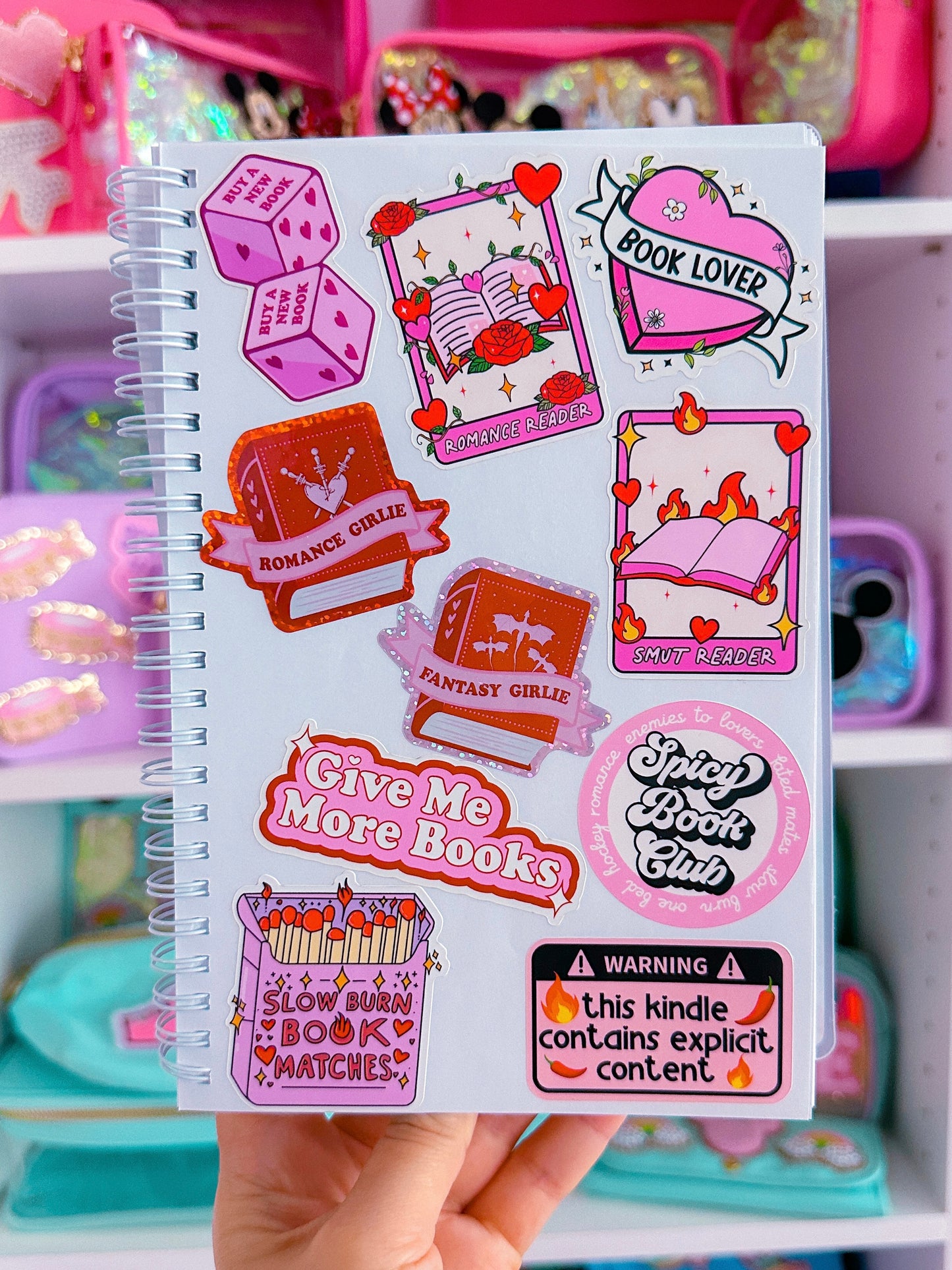 Waterproof Sticker - BOOKISH Romance Girlie