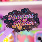 Glitter Waterproof Sticker - Midnight Reader