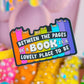 Vinyl Waterproof Sticker - Rainbow Book Stack