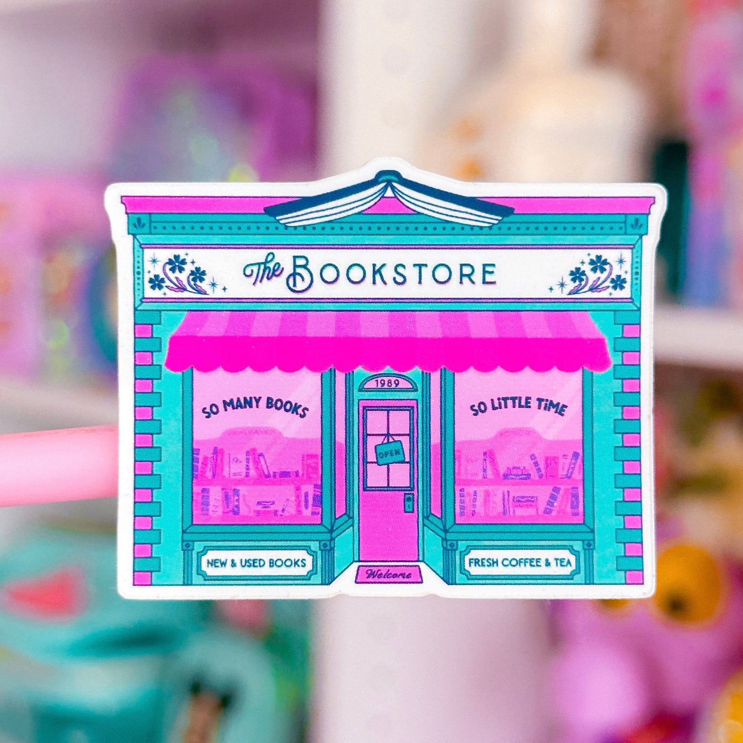 Vinyl Waterproof Sticker - Bookstore