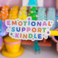 Vinyl Waterproof Sticker - Emotional Support Kindle