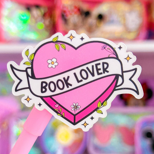 Vinyl Waterproof Sticker - Books Lover Tattoo