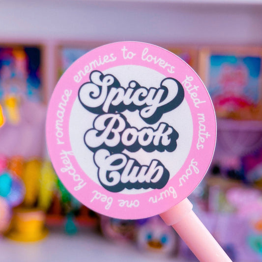 Vinyl Waterproof Sticker - Spicy Book Club