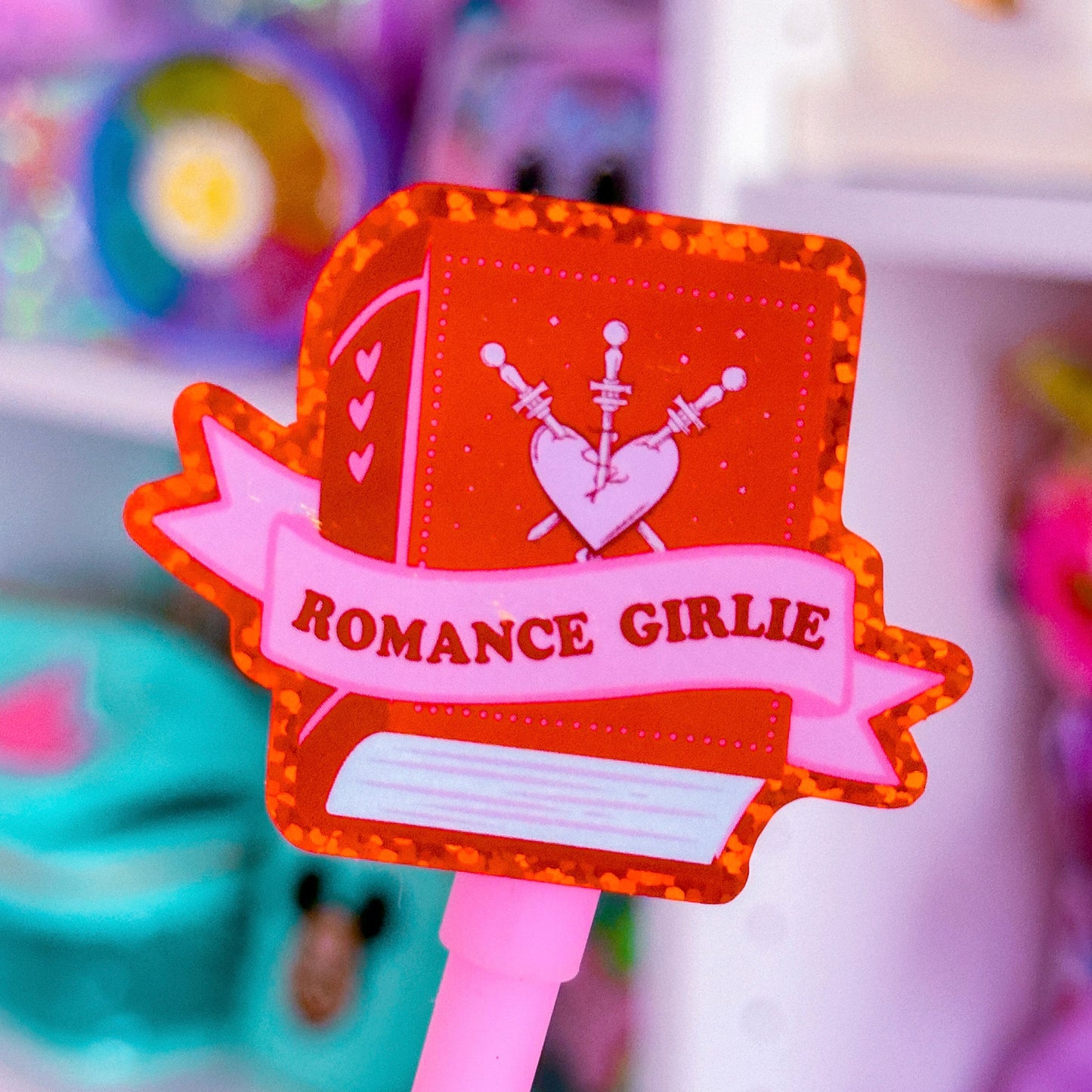 Waterproof Sticker - BOOKISH Romance Girlie