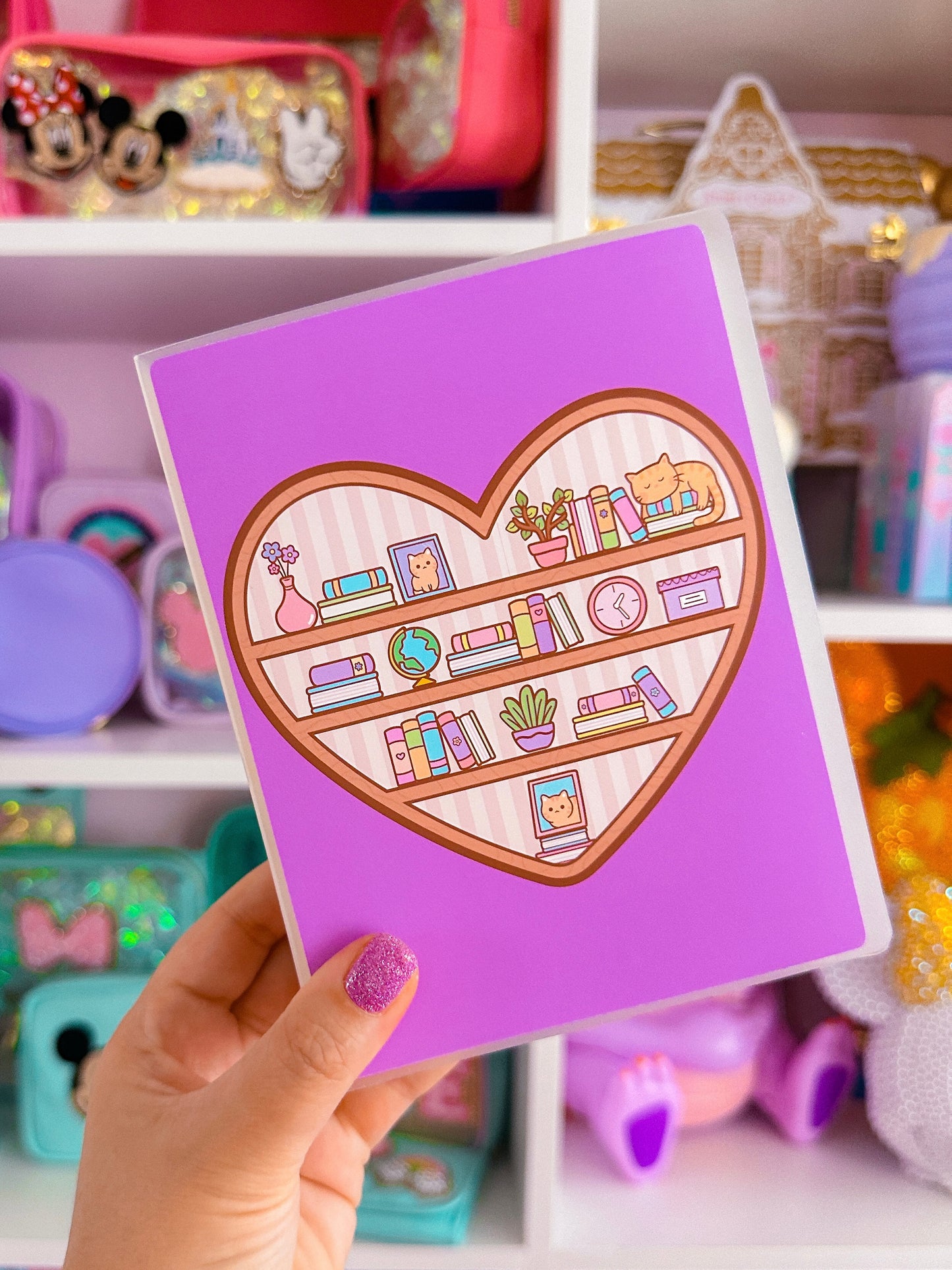 Bookish Sticker/Photo Album - 5x7 or 4x6 or 3x4