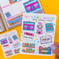 Paper Sticker EXTRAS - Bookish Bright