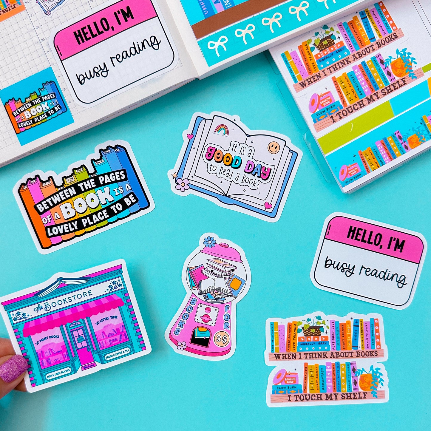 Paper Sticker EXTRAS - Bookish Bright