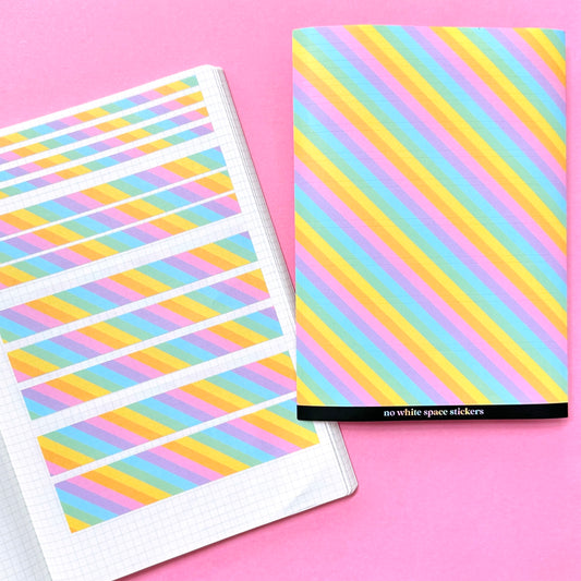 Journaling Washi Strip Stickers - Pastel