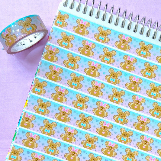 2020 WASHI TAPE *RESTOCK* - 15MM Gingerbread Buddies