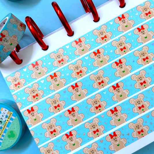 15MM Washi Tape - Gingerbread Buddies Holiday