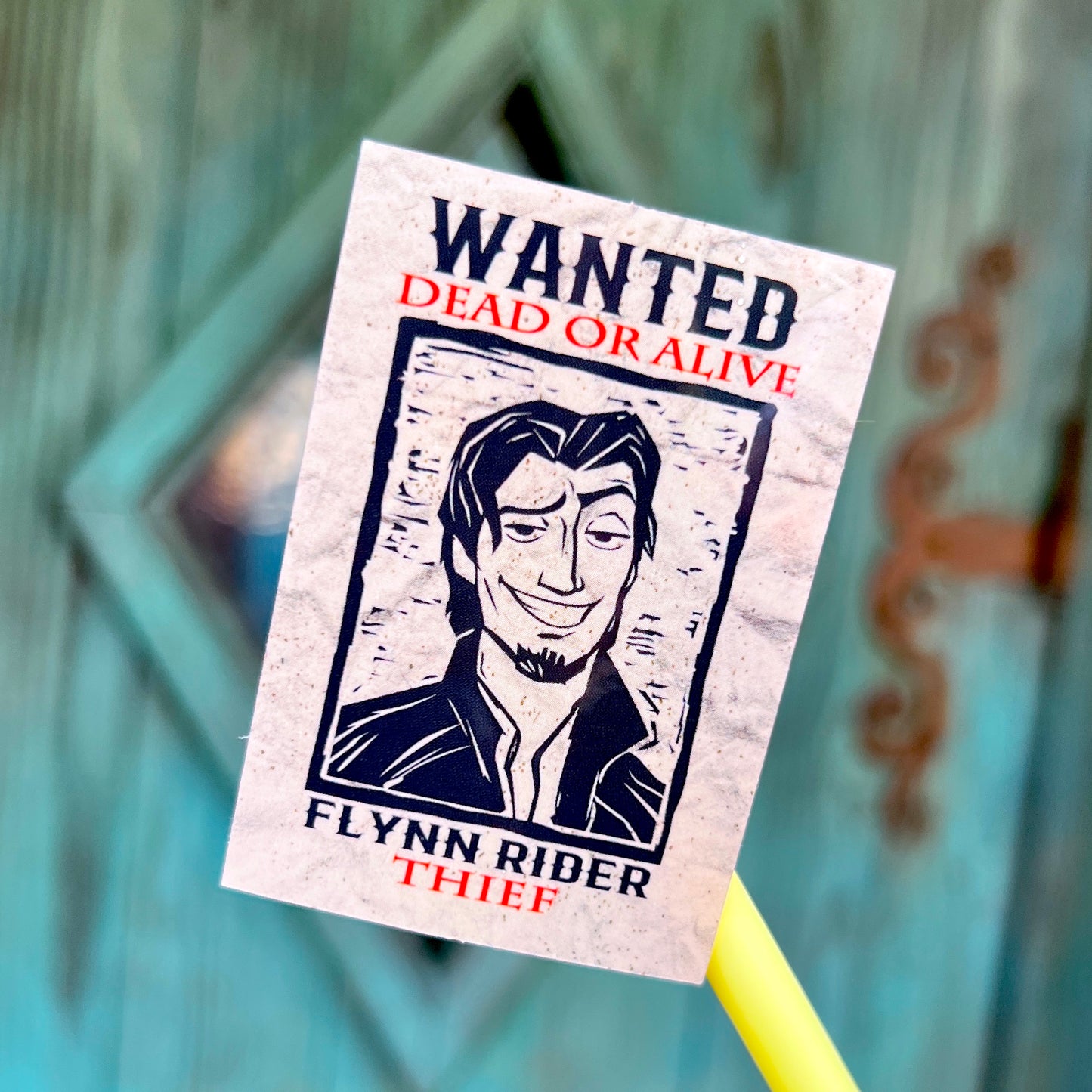 Waterproof Sticker - Thief WANTED (Rapunzel)