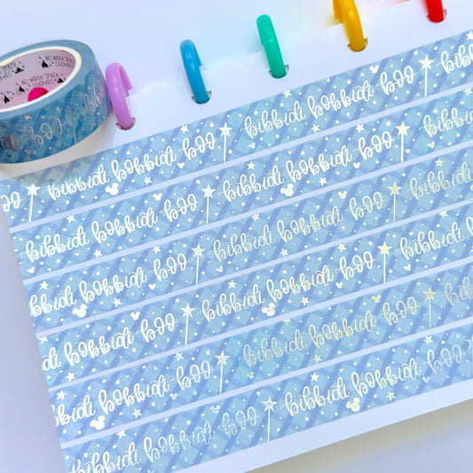 15MM Foiled Washi Tape - Bibbidi Bobbidi